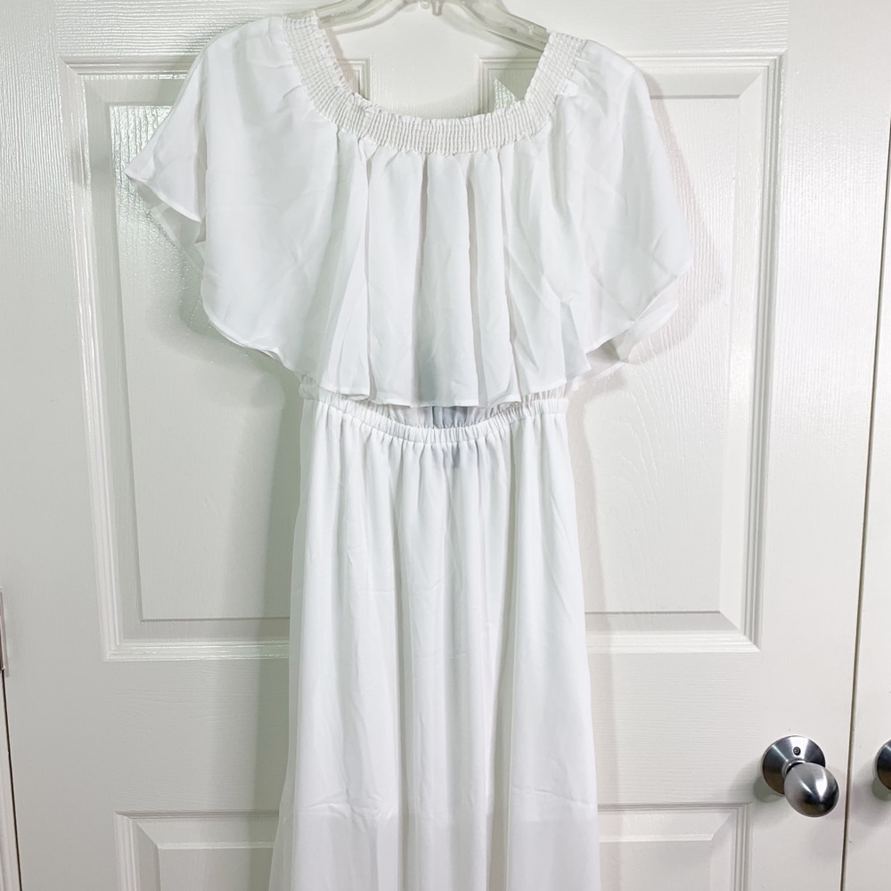 Show Me Your Mumu Hacienda Maxi Dress White - Picture 3 of 9